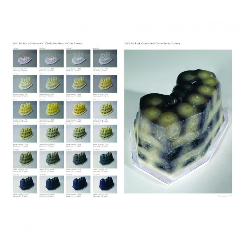 Accretion Simulation with Wax- Solid Component